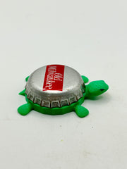 Old Milwaukee Beer (Red & Silver) - Bottle Cap Magnet Turtle Shell Shocked Art