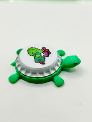 Phanatic Philadelphia Phillies - Bottle Cap Magnet Turtle Shell Shocked Art
