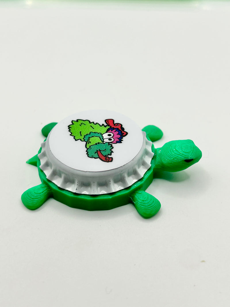 Phanatic Philadelphia Phillies - Bottle Cap Magnet Turtle Shell Shocked Art