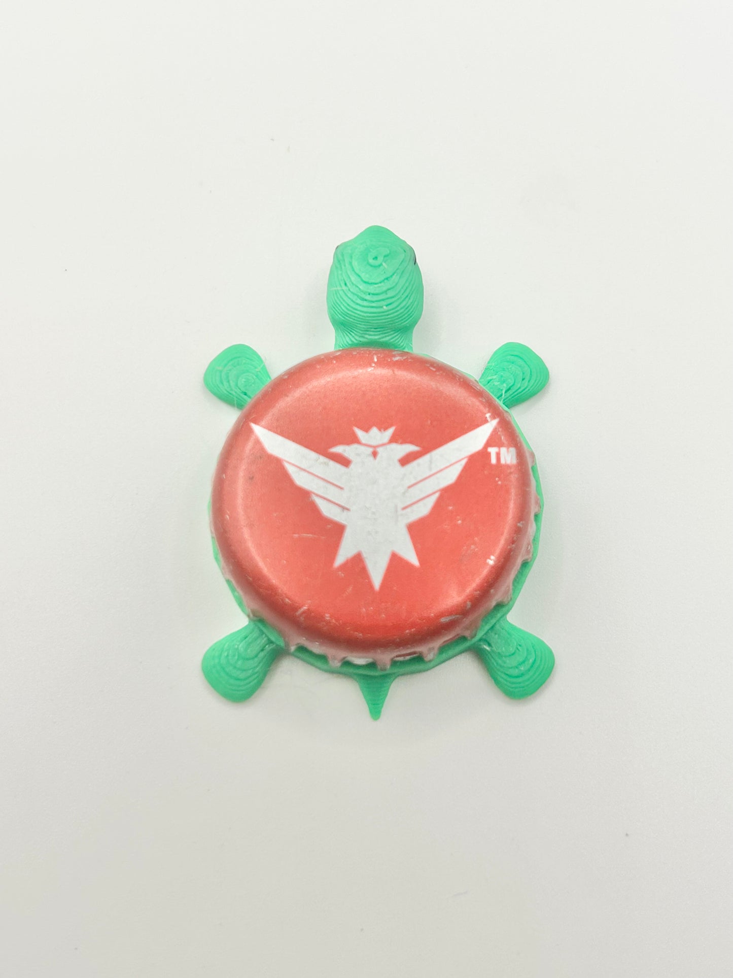 Smirnoff Eagle (Red) - Bottle Cap Magnet Turtle