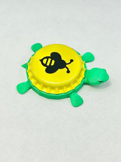 Bumblebee - Bottle Cap Magnet Turtle Shell Shocked Art