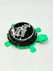 Thomas Creek Beer - Bottle Cap Magnet Turtle Shell Shocked Art
