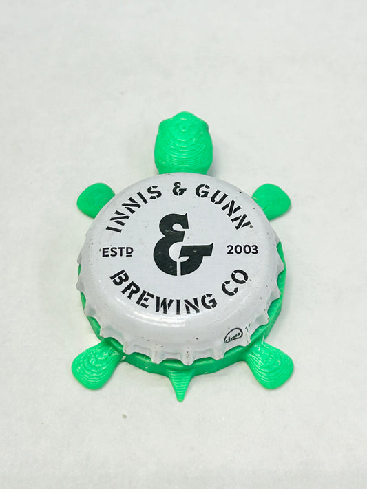 Innis & Gunn Brewing Co (White Cap) - Bottle Cap Magnet Turtle