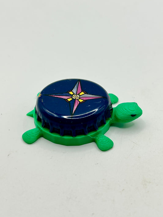 Bell's Expedition Stout - Bottle Cap Magnet Turtle Shell Shocked Art