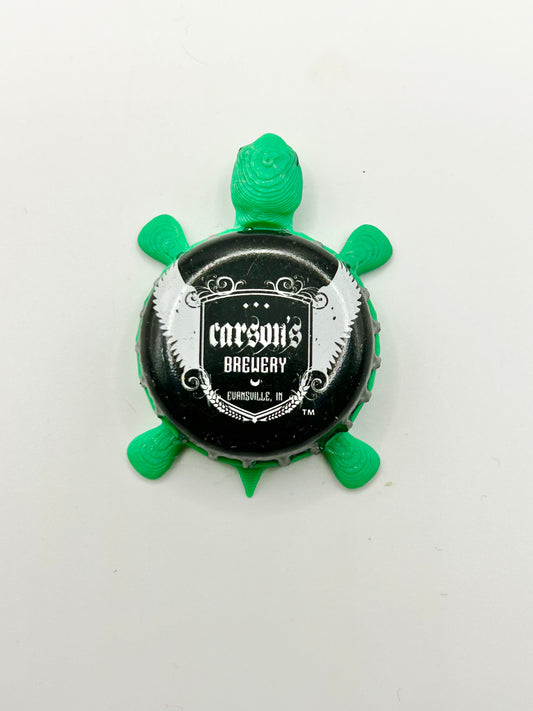 Carson’s Brewery - Bottle Cap Magnet Turtle