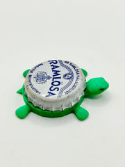 Ramlosa Water (Vintage) - Bottle Cap Magnet Turtle Shell Shocked Art