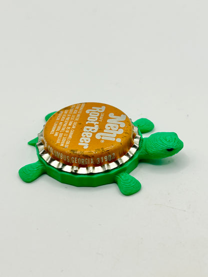 Nehi Root Beer (Vintage) - Bottle Cap Magnet Turtle Shell Shocked Art