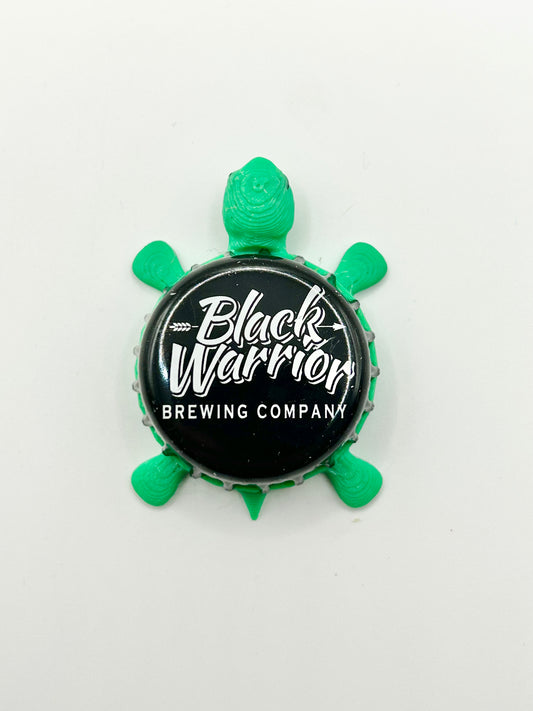 Black Warrior Brewing - Bottle Cap Magnet Turtle