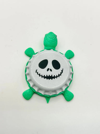 Jack Skellington - Bottle Cap Magnet Turtle Shell Shocked Art