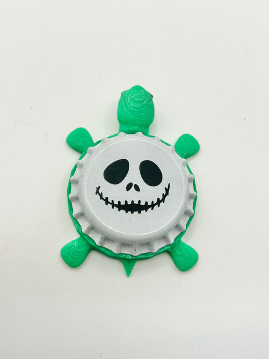 Jack Skellington - Bottle Cap Magnet Turtle