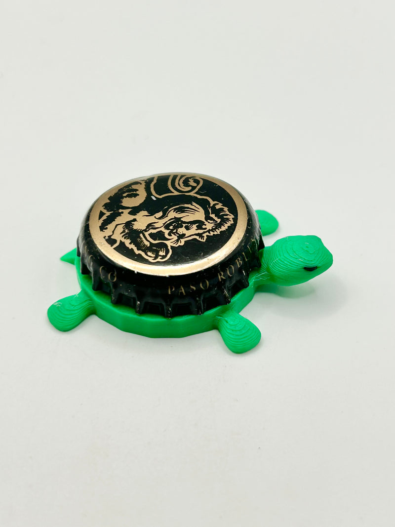 Firestone Walker Brewing (Lion) - Bottle Cap Magnet Turtle Shell Shocked Art
