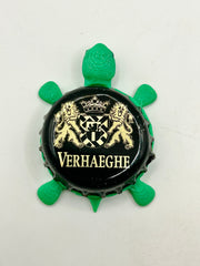 Verhaeghe - Bottle Cap Magnet Turtle Shell Shocked Art
