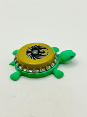 Imperial Lager, Costa Rica - Bottle Cap Magnet Turtle Shell Shocked Art