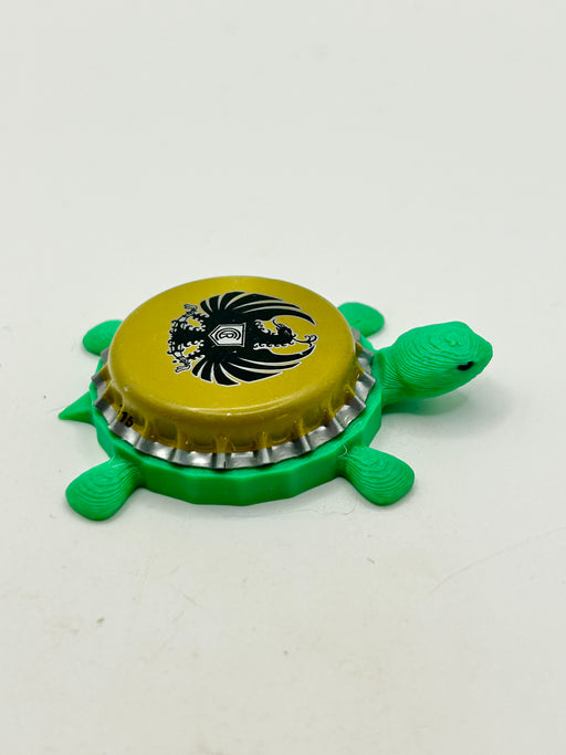 Imperial Lager, Costa Rica - Bottle Cap Magnet Turtle Shell Shocked Art