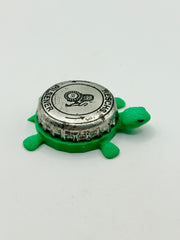 Reschs Pilsener - Bottle Cap Magnet Turtle Shell Shocked Art