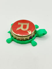 Redd’s Hard Cider Apple Ale (Vintage R) - Bottle Cap Magnet Turtle Shell Shocked Art