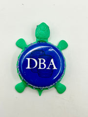 Firestone Walker Brewing (DBA Double Barrel Ale) - Bottle Cap Magnet Turtle Shell Shocked Art