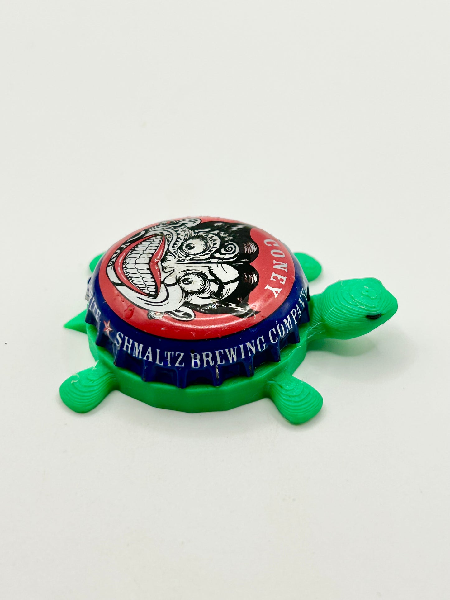 Shmaltz Brewing Coney Island - Bottle Cap Magnet Turtle