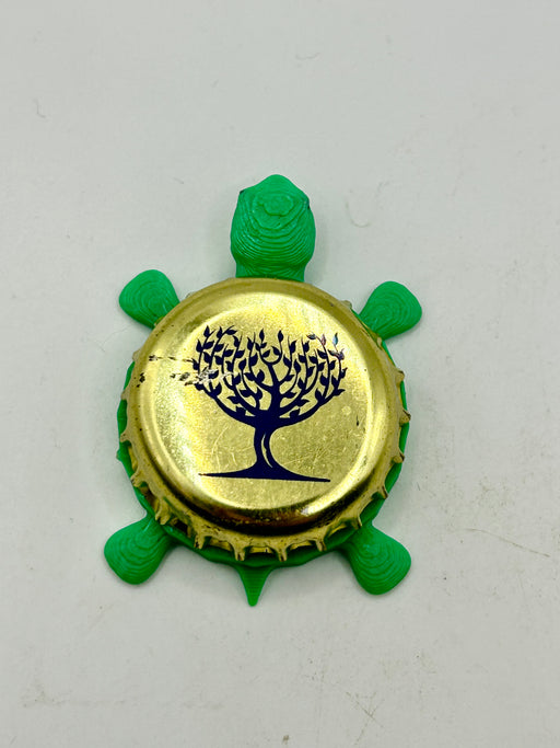 Fever Tree Ginger Beer (Gold & Blue) - Bottle Cap Magnet Turtle Shell Shocked Art