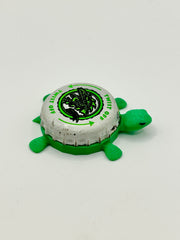 Flathead Lake Soda - Bottle Cap Magnet Turtle Shell Shocked Art