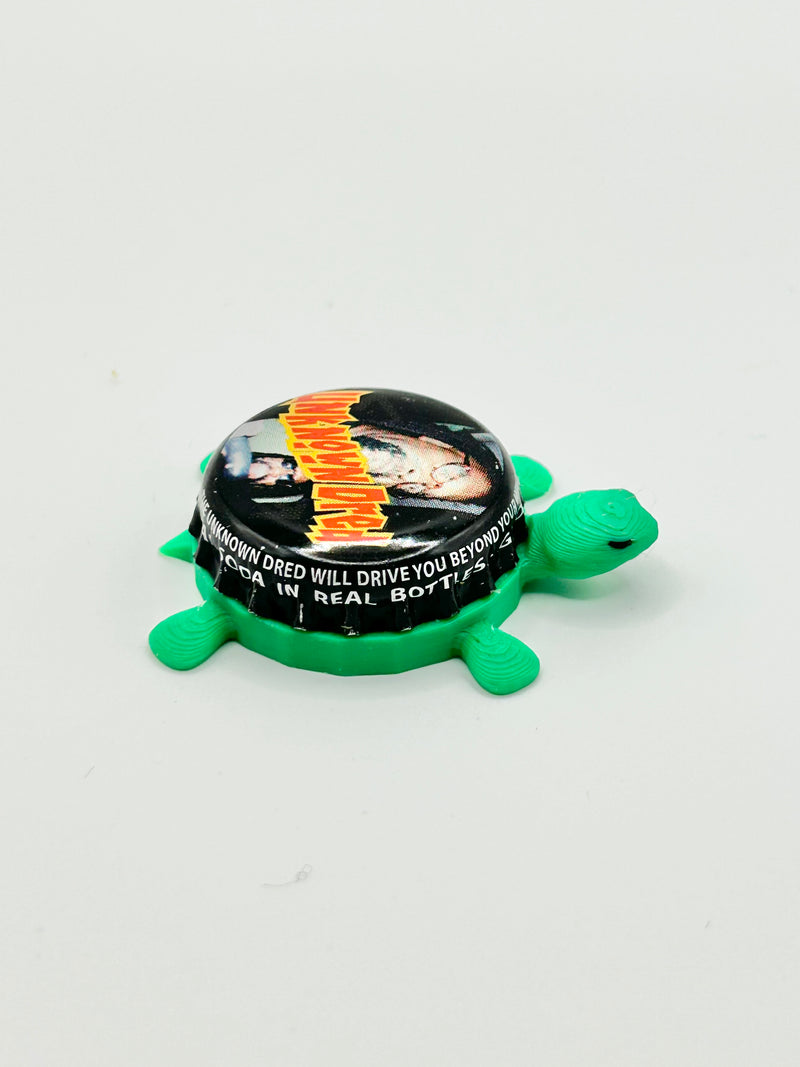 Unknown Dred - Bottle Cap Magnet Turtle Shell Shocked Art