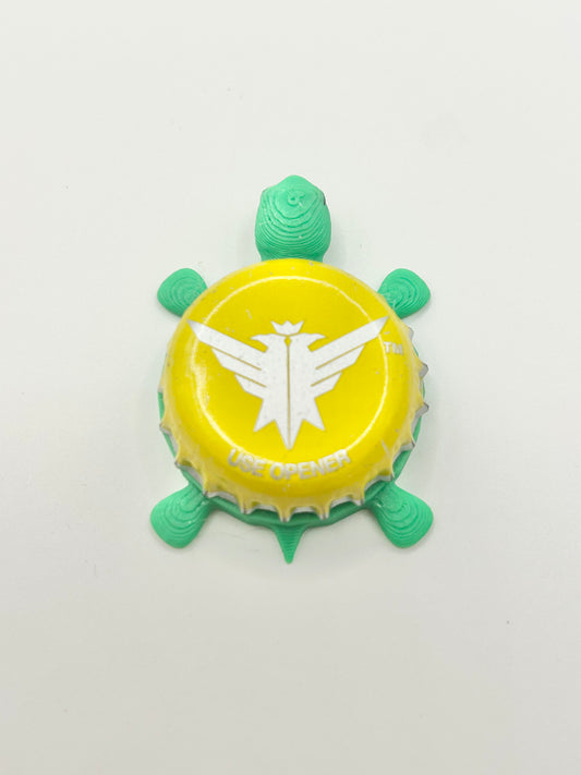 Smirnoff Eagle (Yellow) - Bottle Cap Magnet Turtle