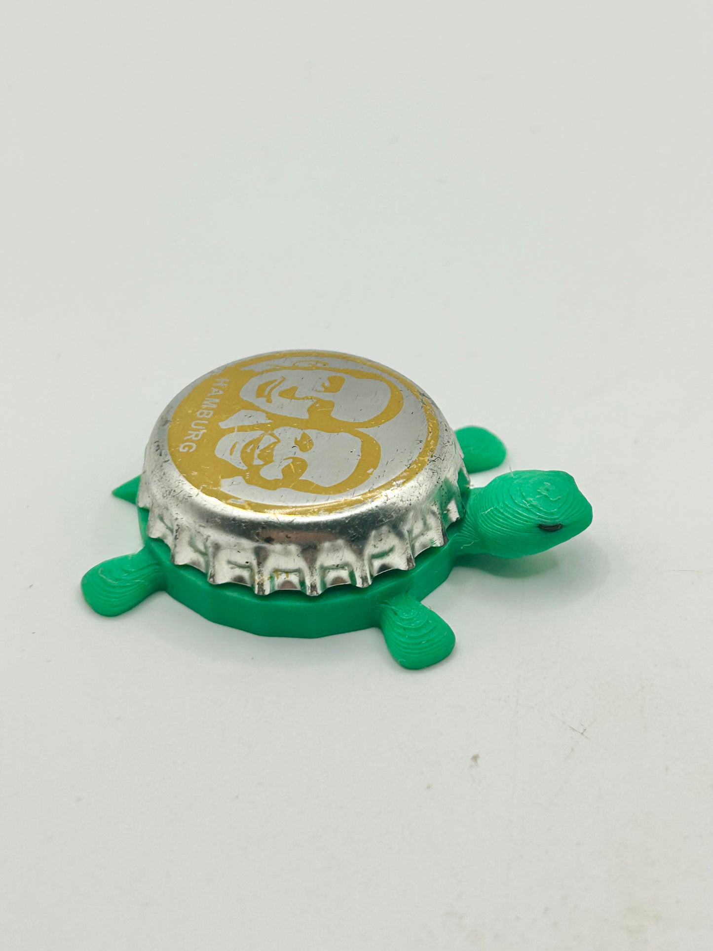 Fritz Cola (Hamburg) - Bottle Cap Magnet Turtle Shell Shocked Art