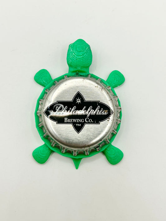Philadelphia Brewing - Bottle Cap Magnet Turtle