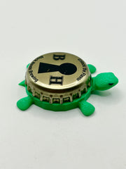 Block House Brewing - Bottle Cap Magnet Turtle Shell Shocked Art
