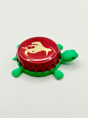 Great Northern Brewing - Bottle Cap Magnet Turtle Shell Shocked Art