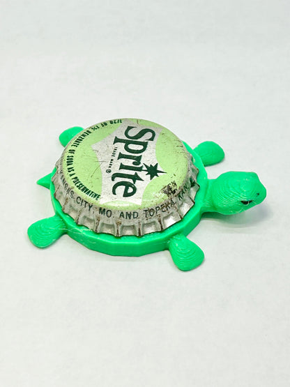 Sprite (Vintage) - Bottle Cap Magnet Turtle Shell Shocked Art