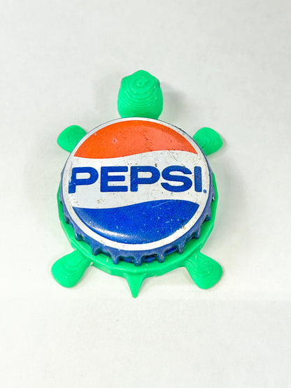 Pepsi - Bottle Cap Magnet Turtle Shell Shocked Art