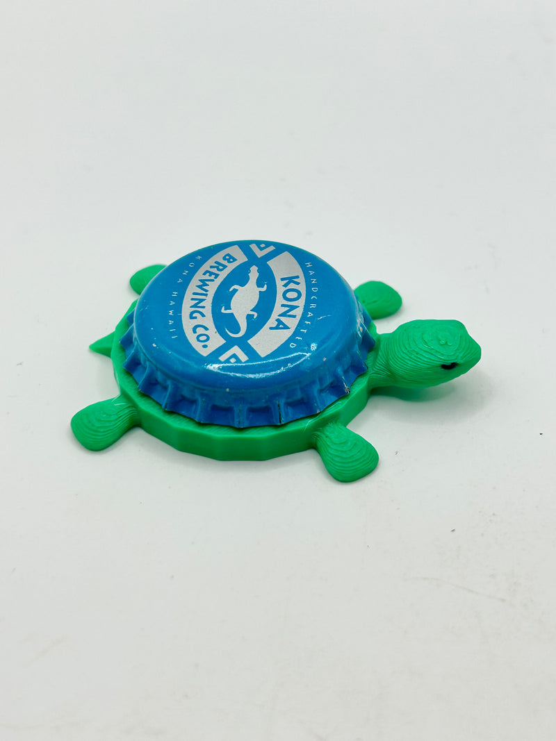 Kona Big Wave (Vintage) - Bottle Cap Magnet Turtle Shell Shocked Art
