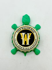 The White Hag Brewing - Bottle Cap Magnet Turtle Shell Shocked Art