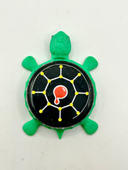 Redbach Beer - Bottle Cap Magnet Turtle Shell Shocked Art