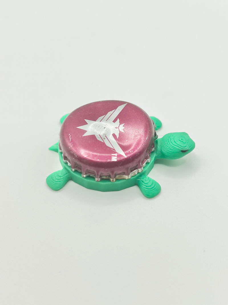 Smirnoff Eagle (Magenta) - Bottle Cap Magnet Turtle Shell Shocked Art