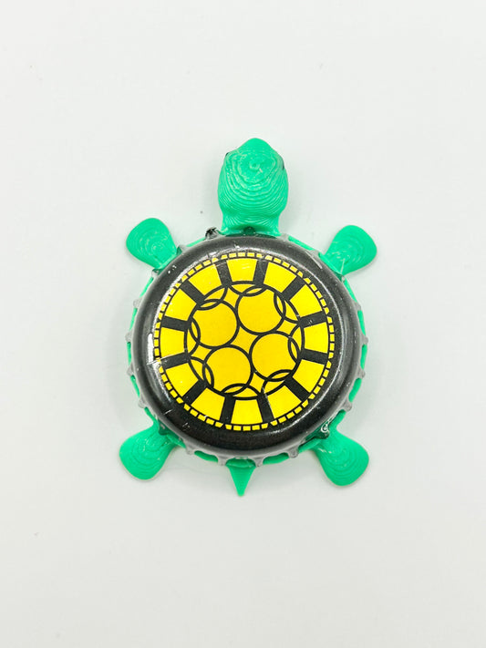 Yards Brewing (Yellow Design) - Bottle Cap Magnet Turtle