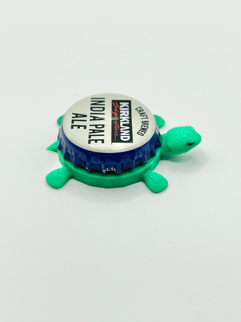 Kirkland India Pale Ale - Bottle Cap Magnet Turtle Shell Shocked Art