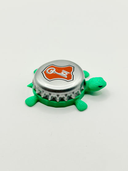 Beck’s Beer (Large Key) - Bottle Cap Magnet Turtle Shell Shocked Art