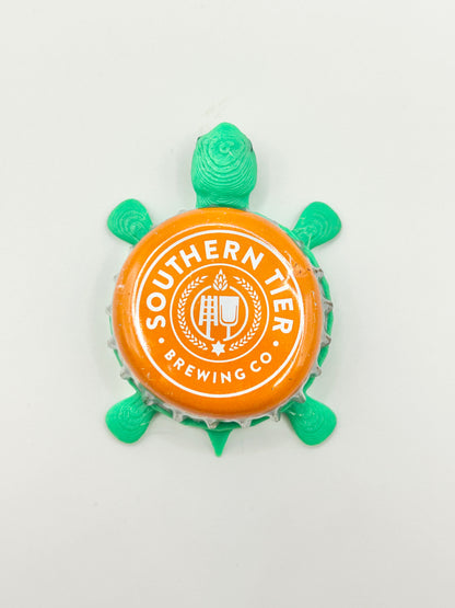 Southern Tier Brewing Pumking (Orange) - Bottle Cap Magnet Turtle Shell Shocked Art