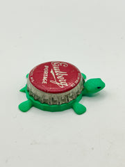 Eulberg Brewing - Bottle Cap Magnet Turtle Shell Shocked Art