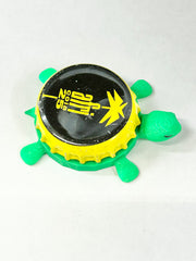 Afri Cola 25 Soda - Bottle Cap Magnet Turtle Shell Shocked Art