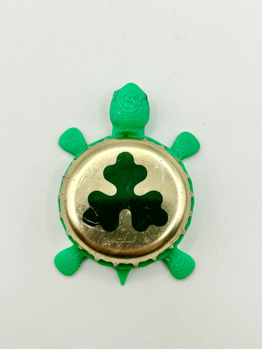 Carlsberg Logo (Green) - Bottle Cap Magnet Turtle