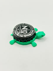 Ninkasi Brewing (10 Year Anniversary) - Bottle Cap Magnet Turtle Shell Shocked Art