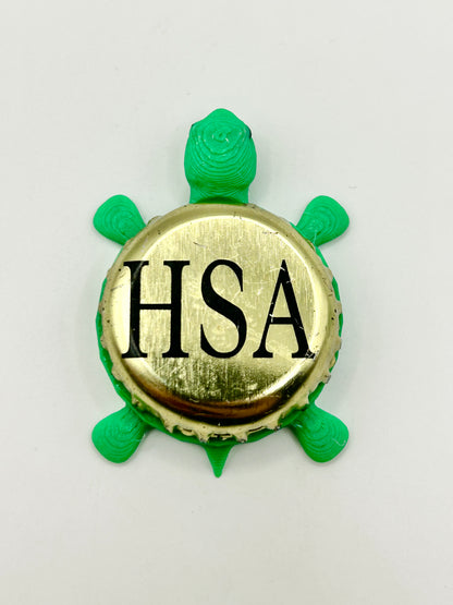 Geary’s Brewing (HSA) - Bottle Cap Magnet Turtle Shell Shocked Art