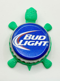 Bud Light (Blue Design) - Bottle Cap Magnet Turtle Shell Shocked Art