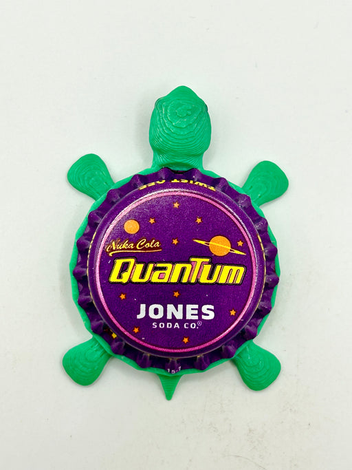 Nuka Cola Quantum (Fallout) - Jones Soda - Bottle Cap Magnet Turtle (Copy) Shell Shocked Art