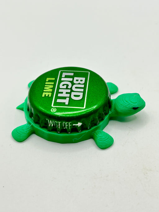 Bud Light Lime (Limited) - Bottle Cap Magnet Turtle Shell Shocked Art