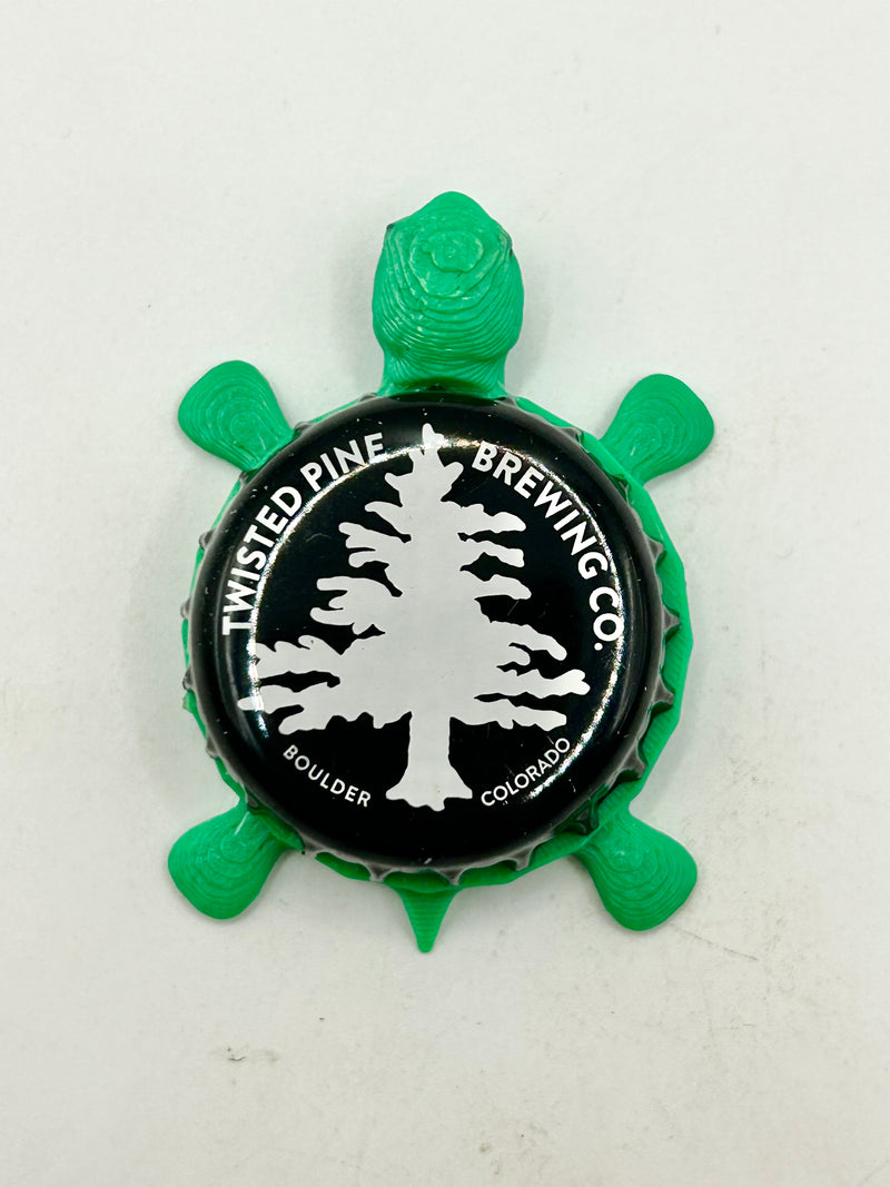 Twisted Pine Brewing - Bottle Cap Magnet Turtle (Copy) Shell Shocked Art