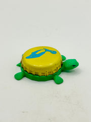 Islamorada (Pelican) - Bottle Cap Magnet Turtle Shell Shocked Art
